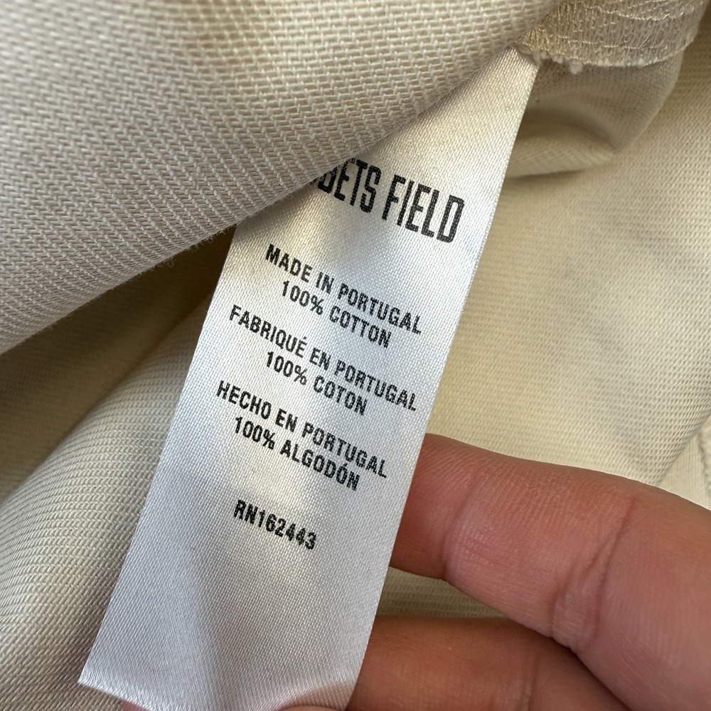 Ebbits‎ Field Flannels Harvard University Jersey Adult Small Cream Twill NEW - Picture 6 of 10